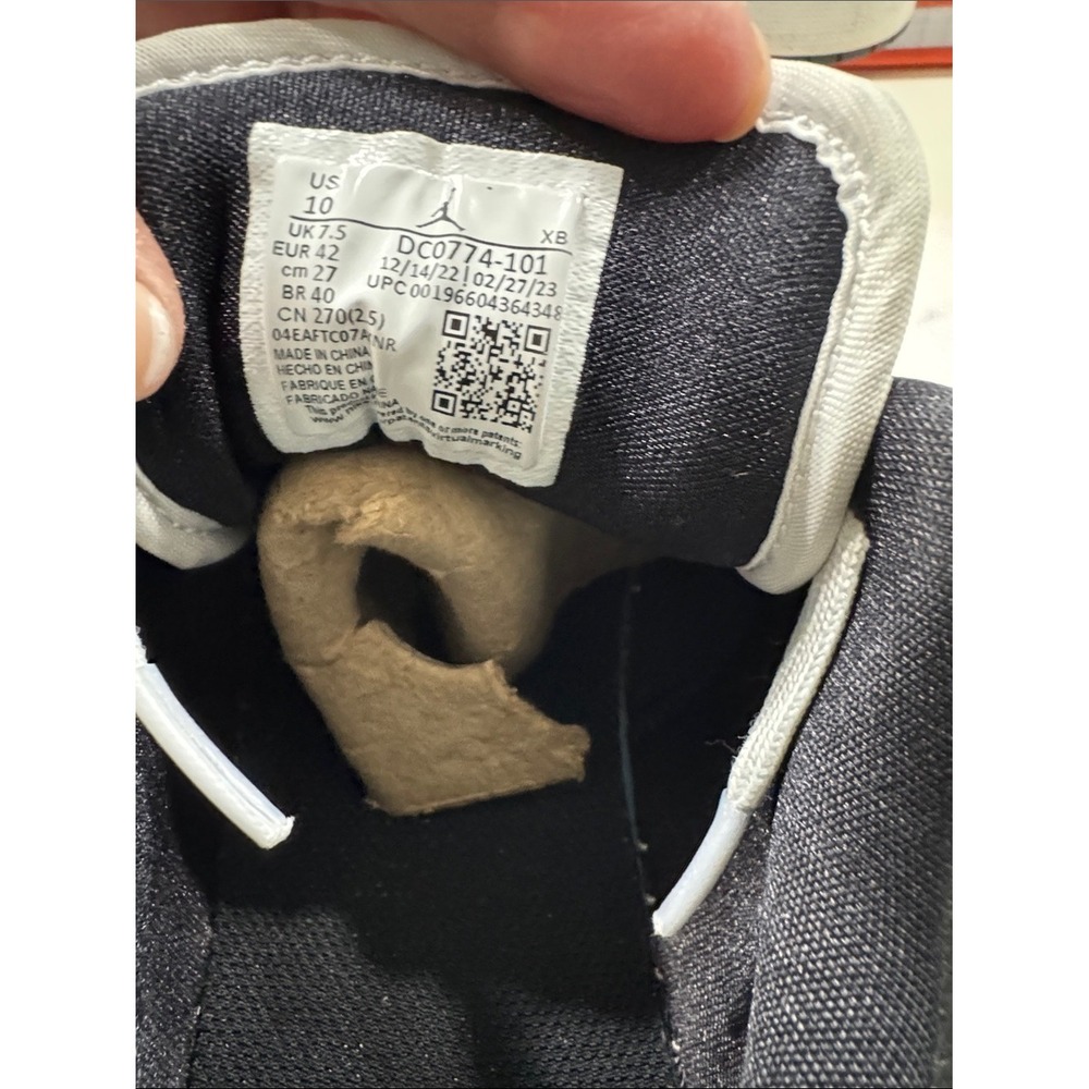 Nike Air Jordan 1 Low Panda White Black Womens 10 - Picture 5 of 9